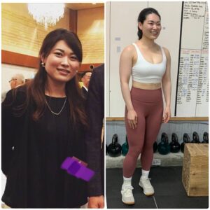 yumi transformation - before and after